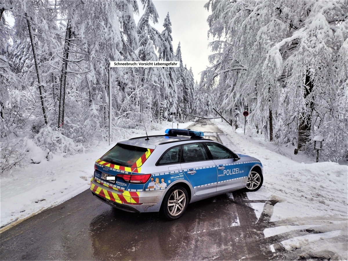 Corona-Winter-Polizei: Wintersportgebiete im Eifelkreis gesperrt!