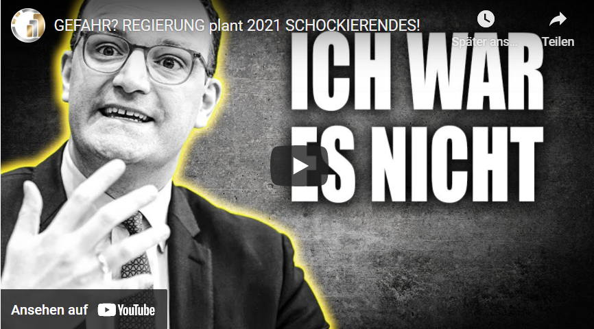 GEFAHR? REGIERUNG plant 2021 SCHOCKIERENDES!
