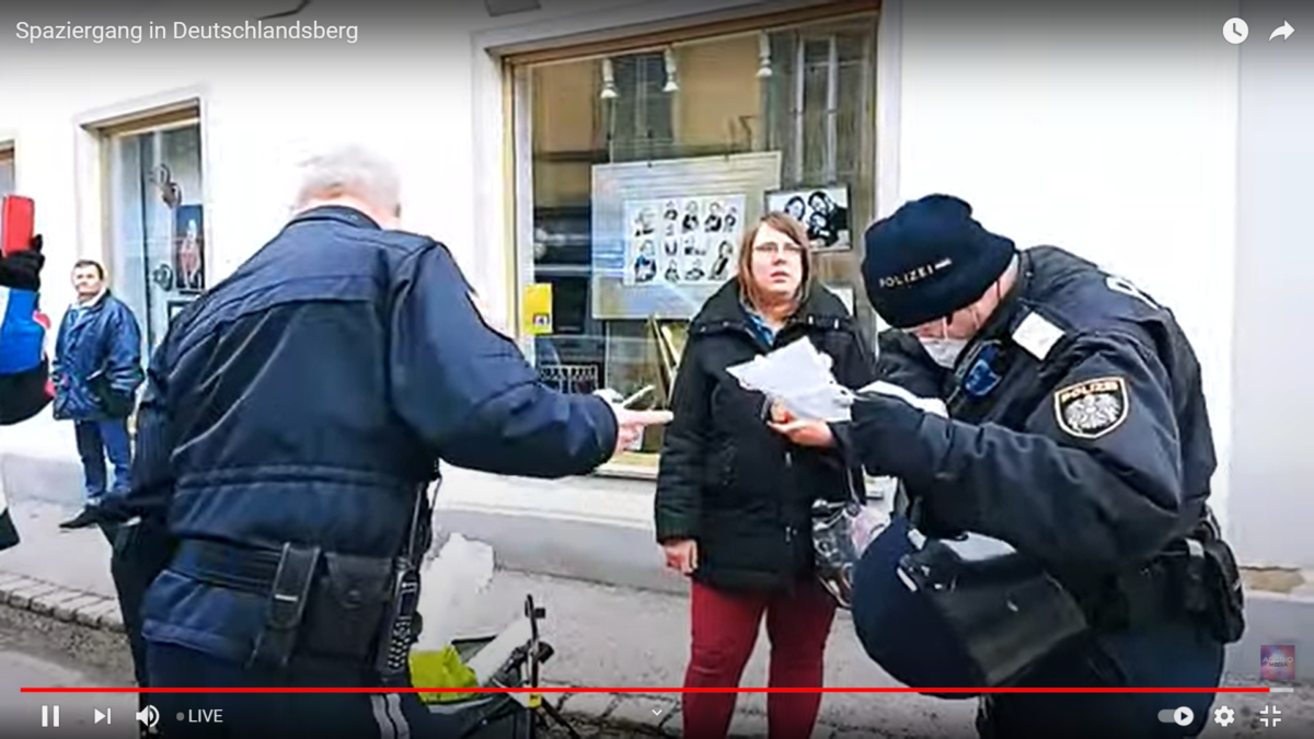 Eilmeldung aus Österreich Deutschlandsberg! Frau mit Attest soll wegen fehlender Maske trotz Befreiung verhaftet werden!
