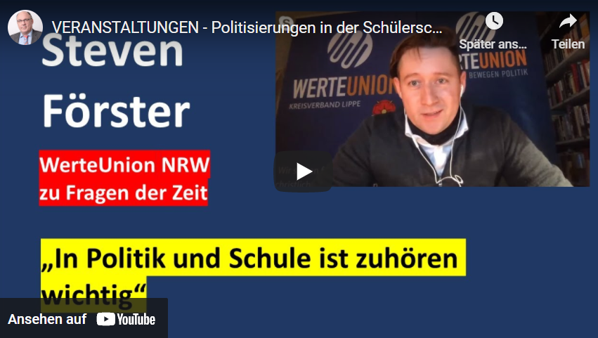 VERANSTALTUNGEN – Politisierungen in der Schülerschaft!
