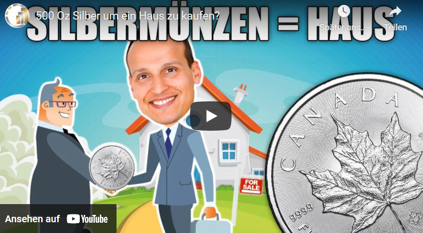 500 Oz Silber um ein Haus zu kaufen?