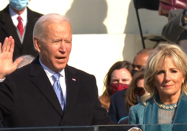Biden als 46. Präsident der USA vereidigt