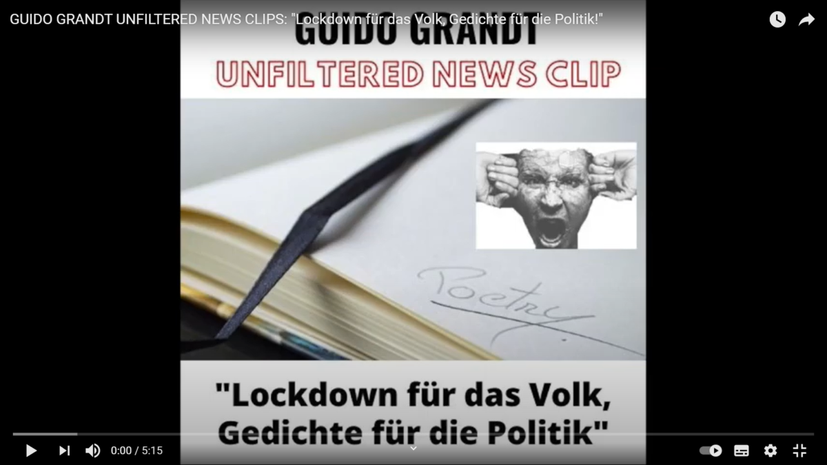 Beim Koalitionsausschuss am 03.02.2021 gab es Ingwer-Tee: Lockdown für das Volk, Gedichte für die Politik!
