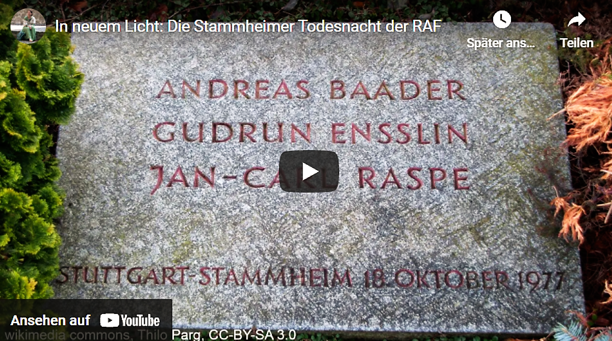 In neuem Licht: Die Stammheimer Todesnacht der RAF! Scheinübergabe und Selbstmorde fingieren!