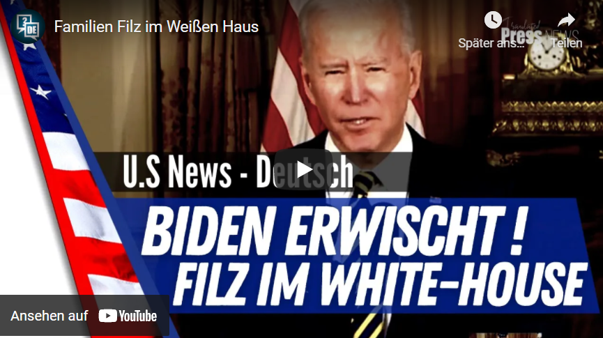 Biden erwischt! Familien Filz im Weißen Haus!