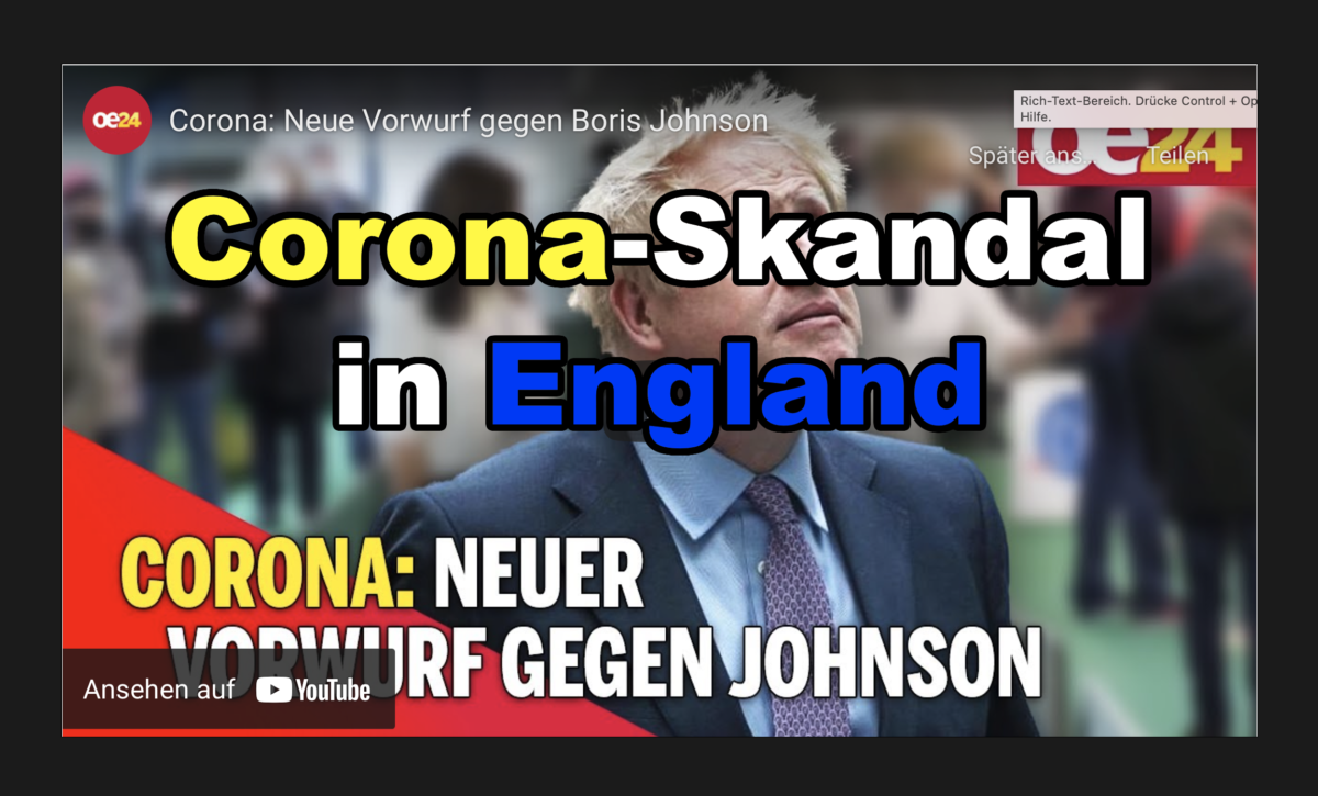 Corona-Skandal in England: Struppelpeter Boris Johnson feier Partys ohne Maske in der Downing Street 10!