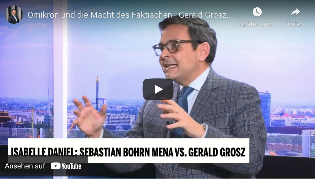 Omikron und die Macht des Faktischen!