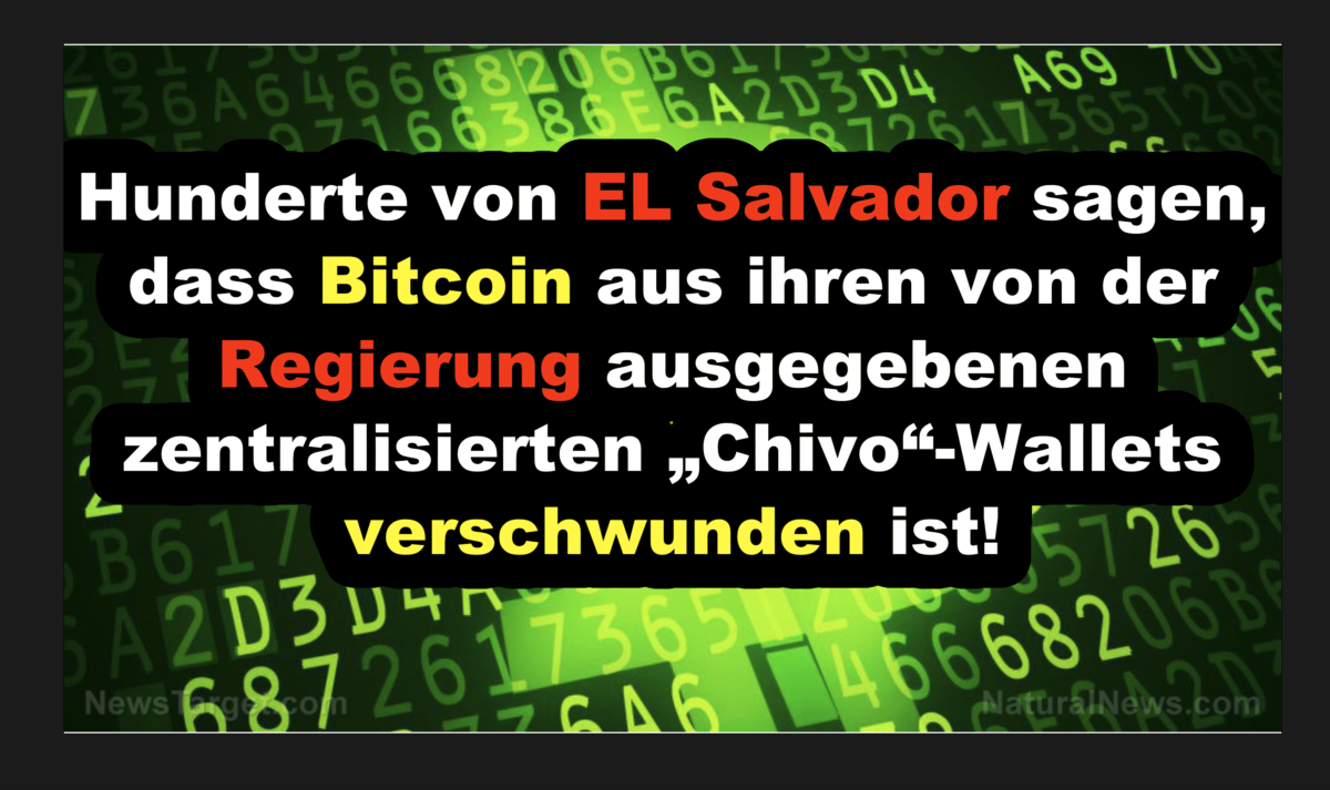 Hunderte von EL Salvador sagen, dass Bitcoin aus ihren von der Regierung ausgegebenen zentralisierten „Chivo“-Wallets verschwunden ist