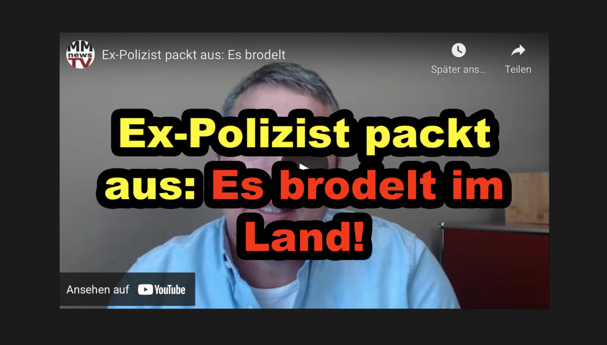 Ex-Polizist packt aus: Es brodelt im Land!