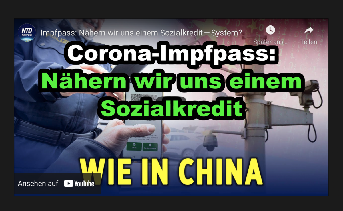 Corona-Impfpass: Nähern wir uns einem Sozialkredit－System?