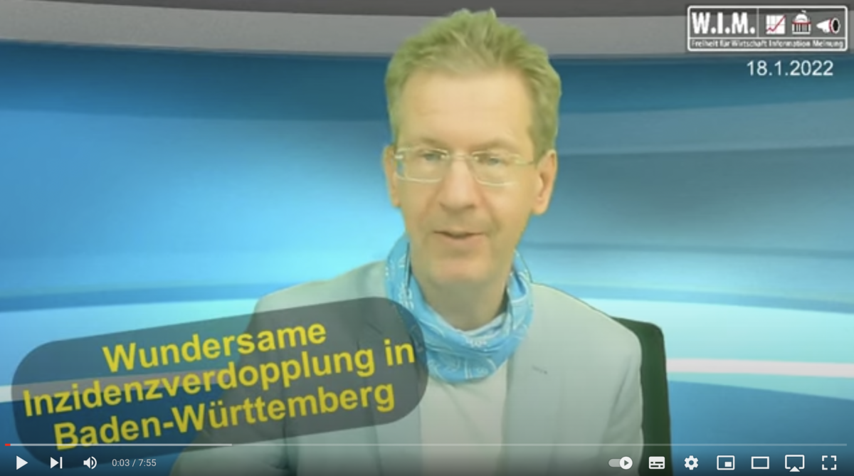 Wundersame plötzliche Inzidenzverdopplung in Baden-Württemberg, 18.01.2021!