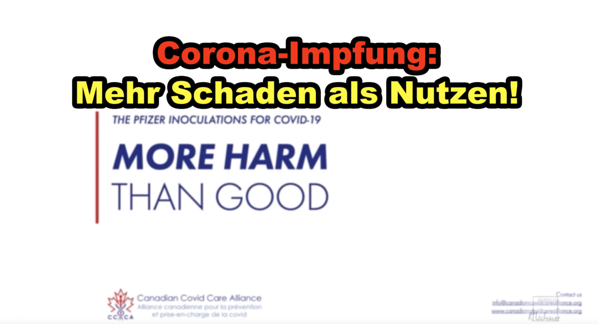 Video: Corona-Impfung: Mehr Schaden als Nutzen!