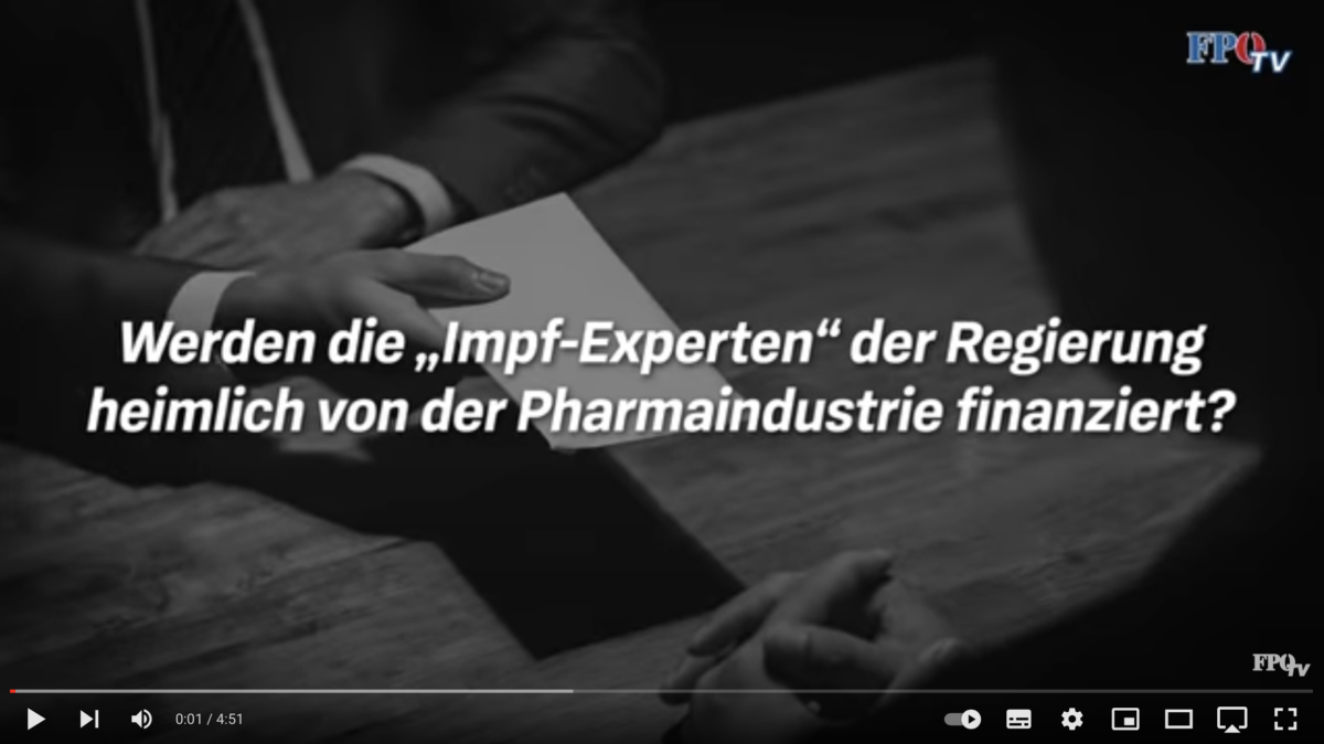 Die „Impf-Experten“ der Regierung und ihre Verbindungen zur Pharmaindustrie!