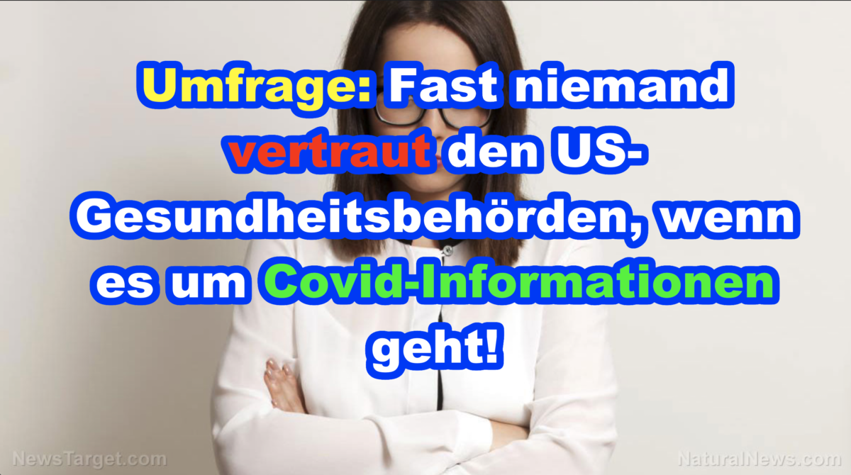 Umfrage: Fast niemand vertraut den US-Gesundheitsbehörden, wenn es um Covid-Informationen geht