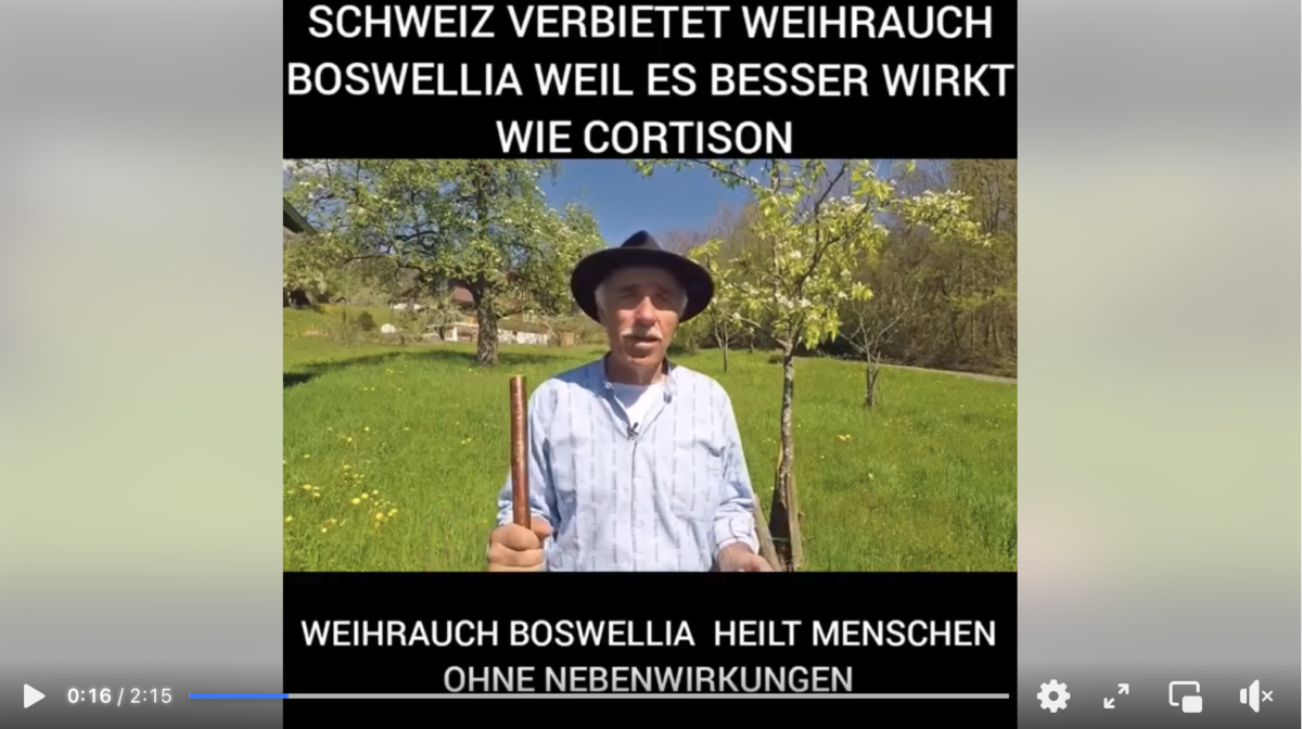 Schweiz verbietet Weihrauch und Boswellia – bald auch in Deutschland?