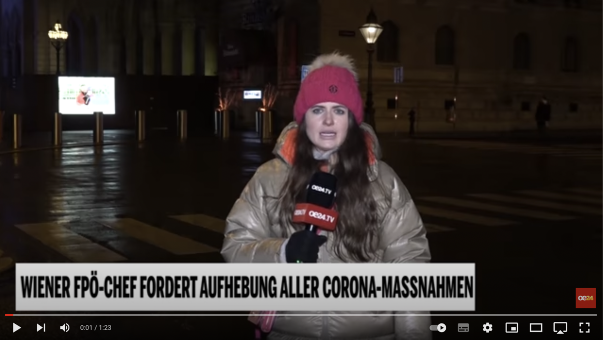 Wiener FPÖ-Chef fordert Aufhebung aller Corona-Maßnahmen!
