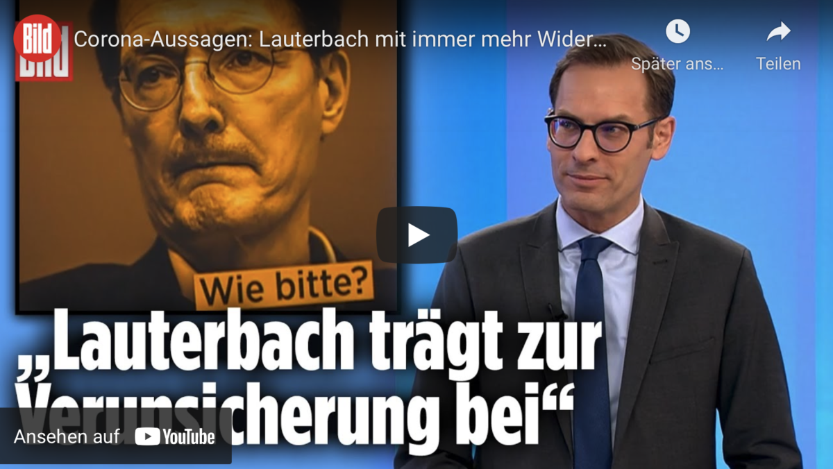 Corona-Aussagen: Lauterbach mit immer mehr Widersprüchen!