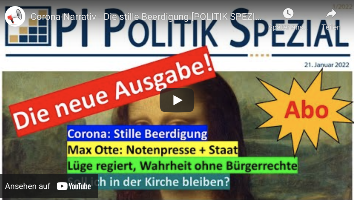 Corona-Narrativ – Die stille Beerdigung!