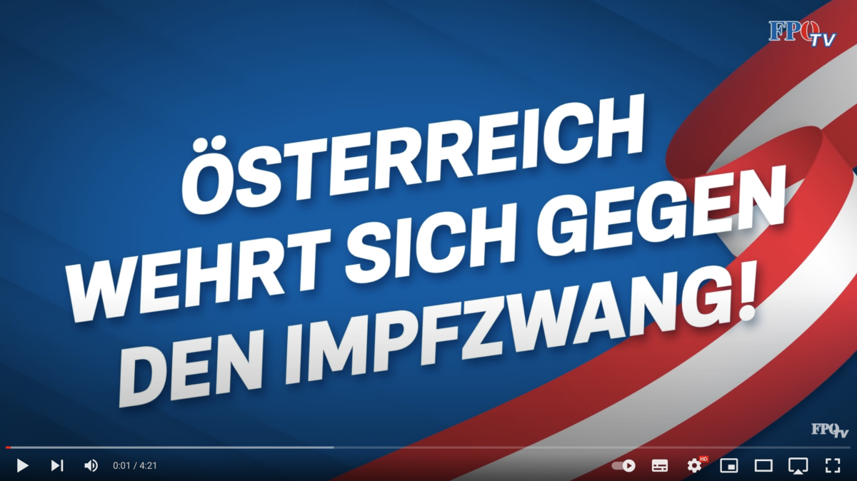 ÖSTERREICH WEHRT SICH – Gemeinsam werden wir die Impfpflicht zum Kippen bringen!