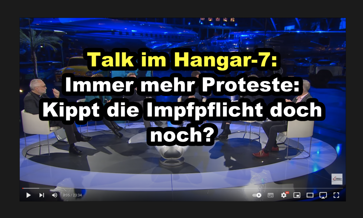 Talk im Hangar-7: Immer mehr Proteste: Kippt die Impfpflicht doch noch?