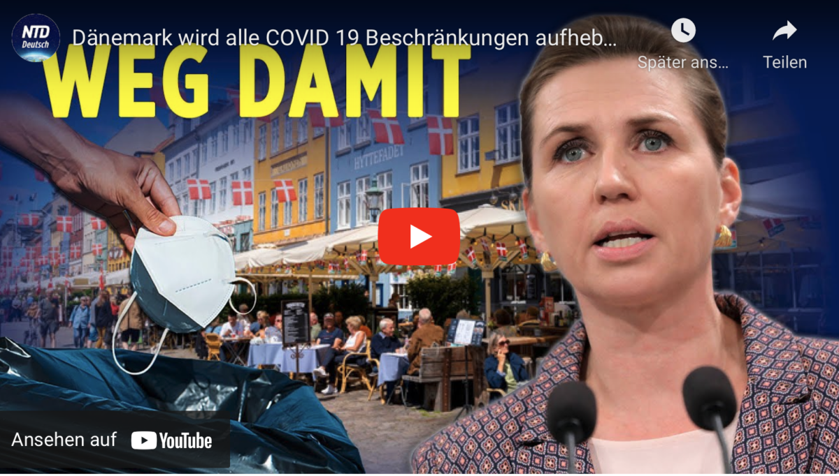 Dänemark wird alle COVID 19 Beschränkungen aufheben!