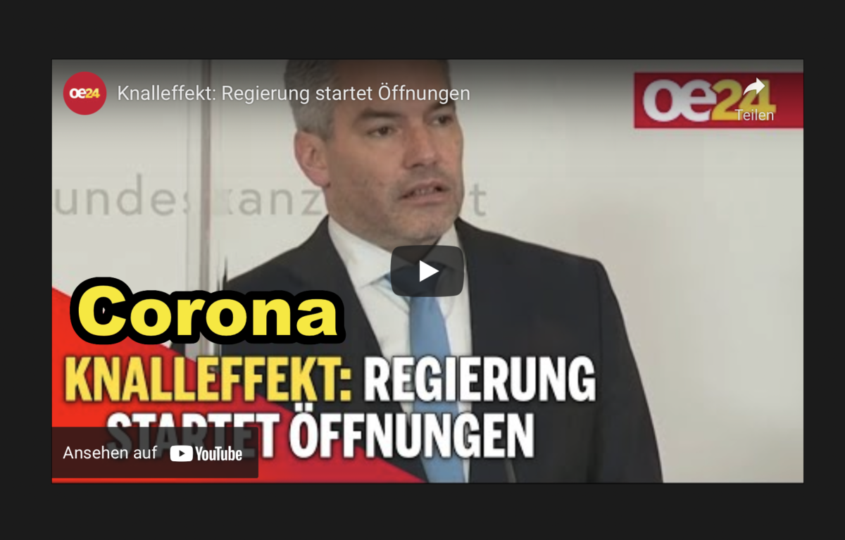 Knalleffekt in Österreich: Regierung startet Öffnungen!