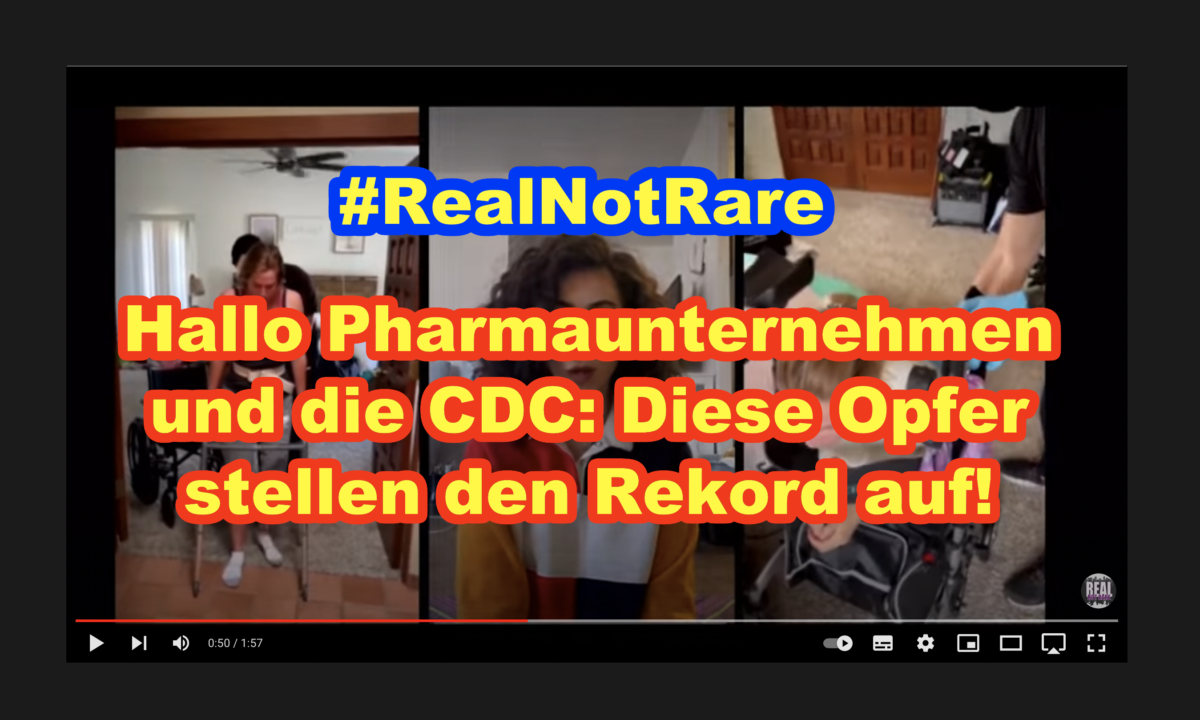 #RealNotRare Hallo Pharmaunternehmen und die CDC: Diese Opfer stellen den Rekord auf!