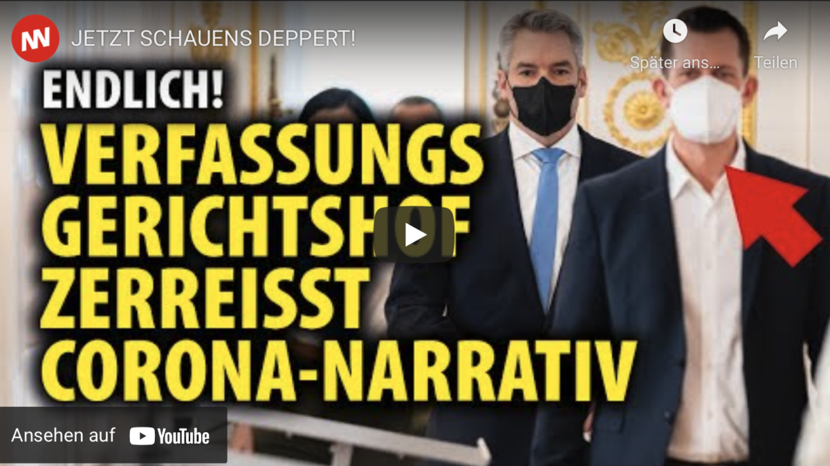 Österreich: Verfassungsgerichtshof zerreisst Corona-Narrativ!