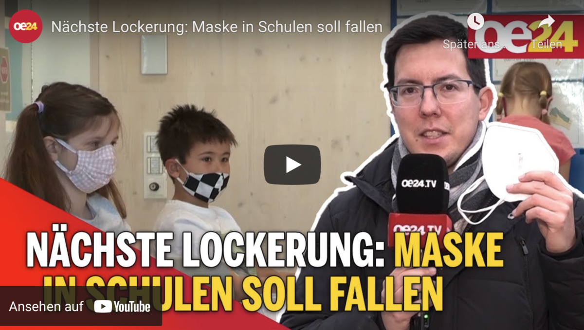 Nächste Lockerung: Maske in Schulen soll fallen!