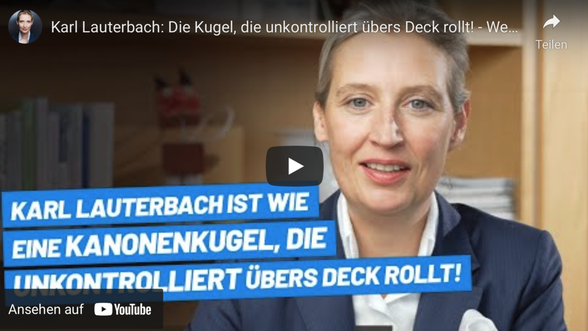 Karl Lauterbach: Die Kugel, die unkontrolliert übers Deck rollt!