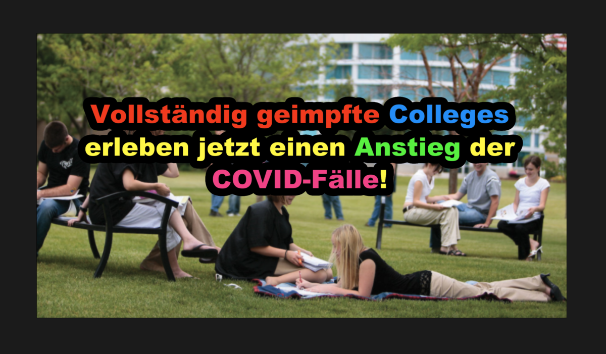Vollständig geimpfte Colleges erleben jetzt einen Anstieg der COVID-Fälle!