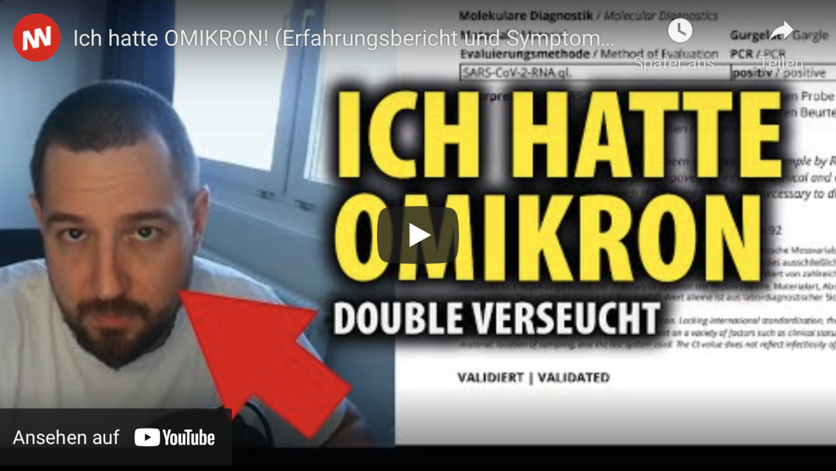 ich hatte OMIKRON! (Erfahrungsbericht und Symptomtagebuch)