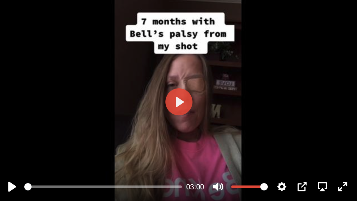Sieben Monate Bells Lähmung nach Erhalt einer COVID-Impfung!