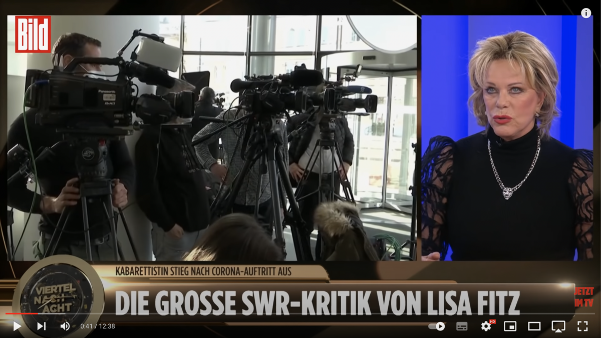 SWR-Kritik: Kabarettistin stieg nach Corona-Auftritt aus | Lisa Fitz bei Viertel nach Acht!