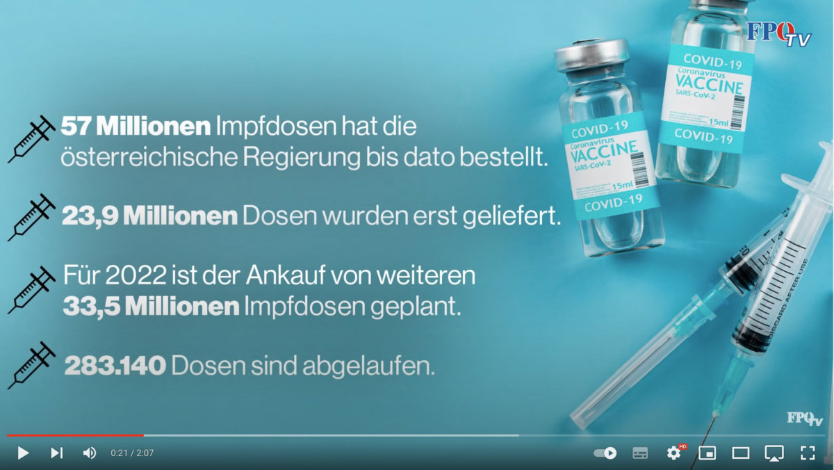 Herbert Kickl deckt auf: Beste Geschäfte zwischen der Regierung & der Impfindustrie