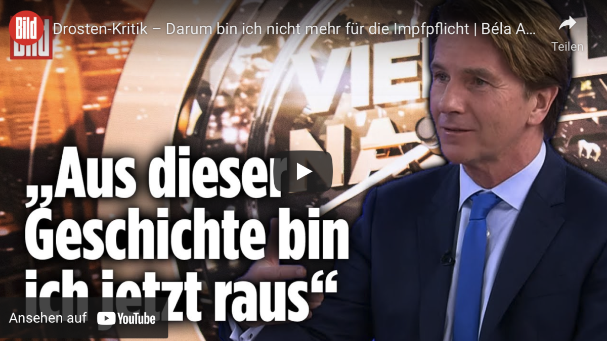 Drosten-Kritik – Darum bin ich nicht mehr für die Impfpflicht!