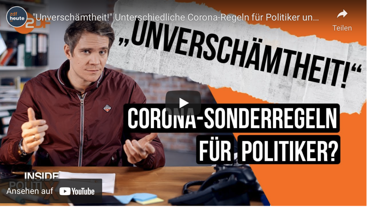 „Unverschämtheit!“ Unterschiedliche Corona-Regeln für Politiker und Normalos?