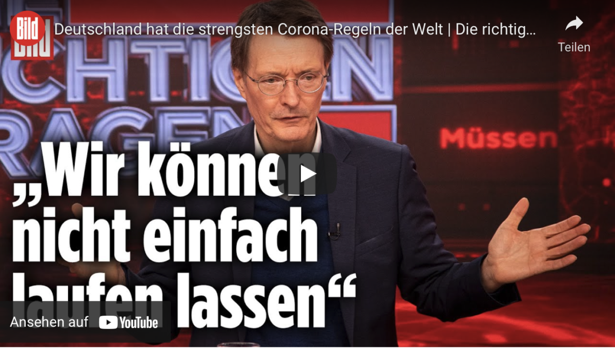 Es reicht! Deutschland hat die strengsten Corona-Regeln der Welt!