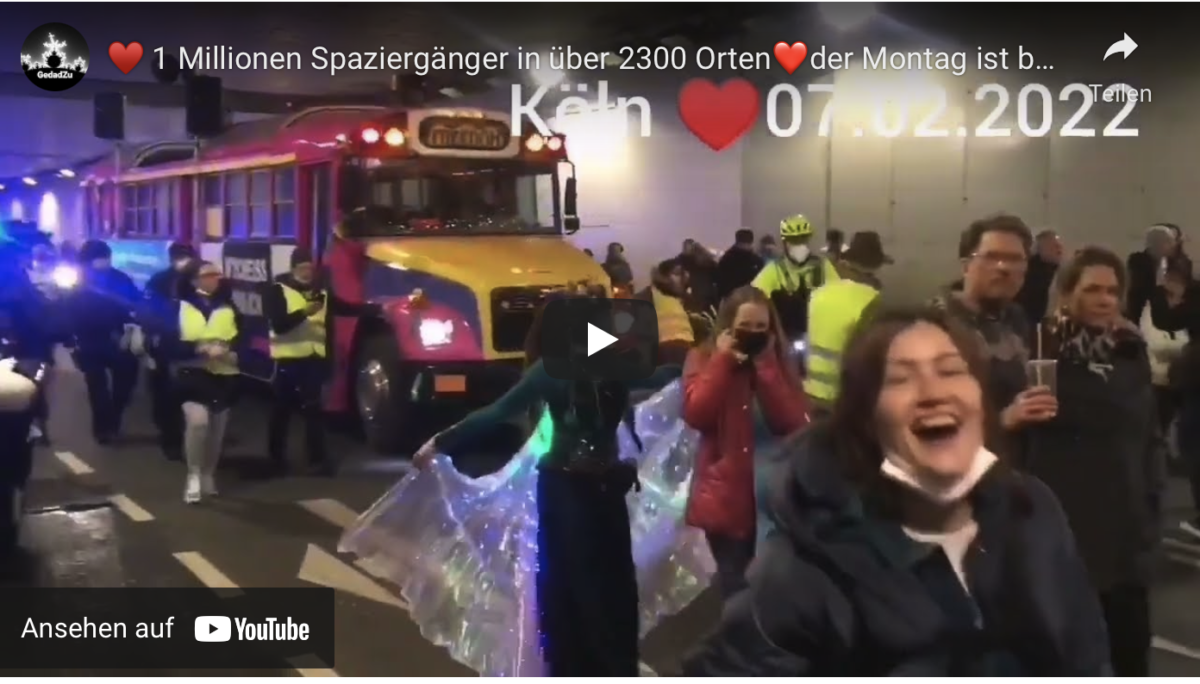 1 Millionen Spaziergänger in über 2300 Orten, der Montag ist befreit!