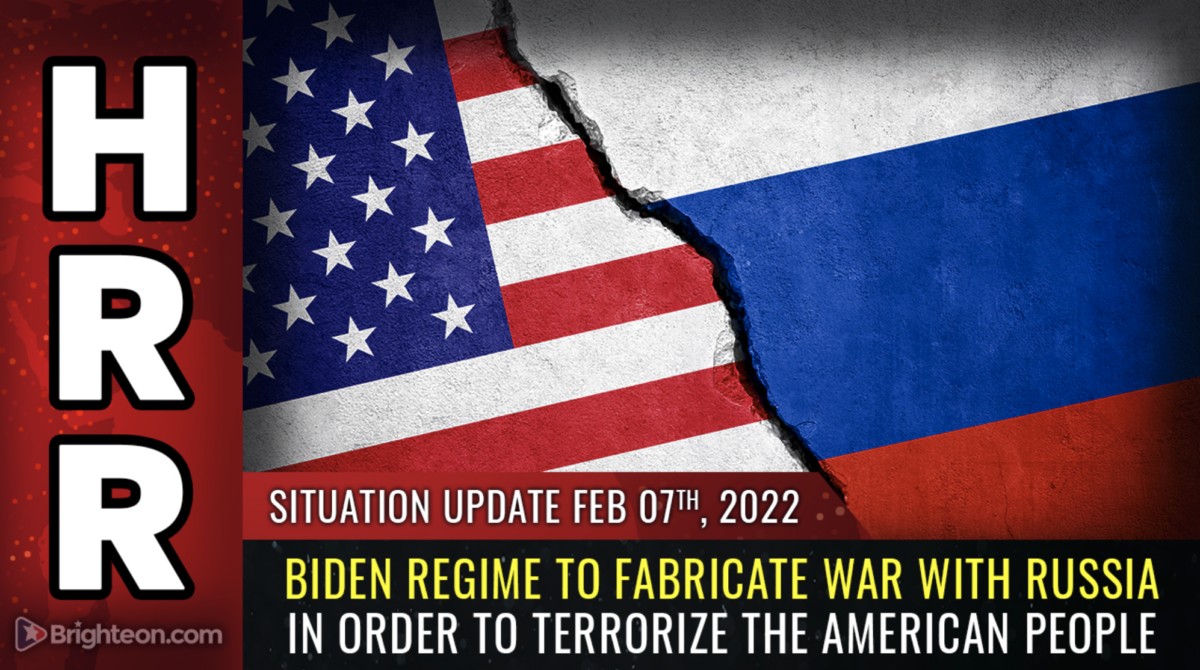 Biden-Regime wird den Krieg mit Russland ERSCHLEICHTERN, um das amerikanische Volk TERRORISIEREN!