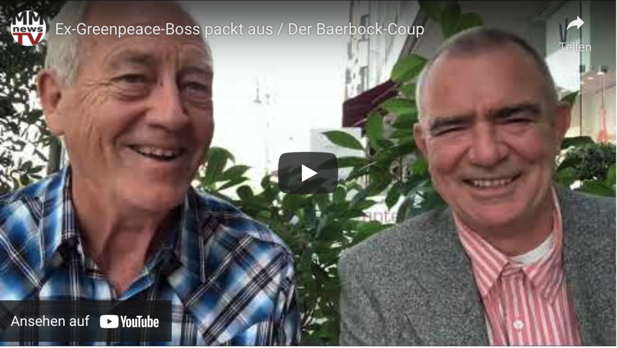 Ex-Greenpeace-Boss packt aus! Der Baerbock-Coup!
