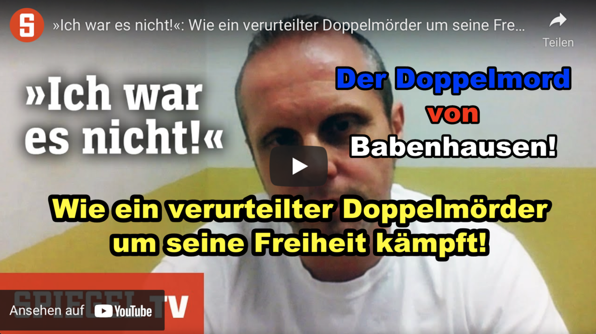 Andreas Darsow – Ich war es nicht! Wie ein verurteilter Doppelmörder um seine Freiheit kämpft!