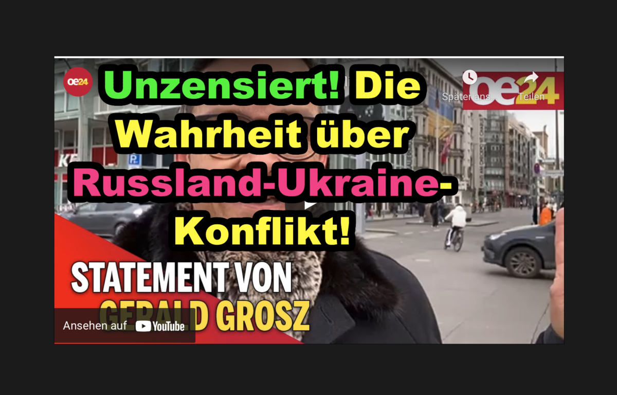 Unzensiert! Die Wahrheit über Russland-Ukraine-Konflikt!