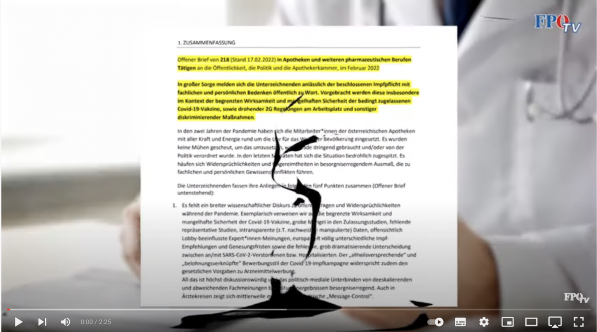 Widerstand wächst: Apotheker und Ärzte wehren sich mit Brandbrief gegen die Impfpflicht!