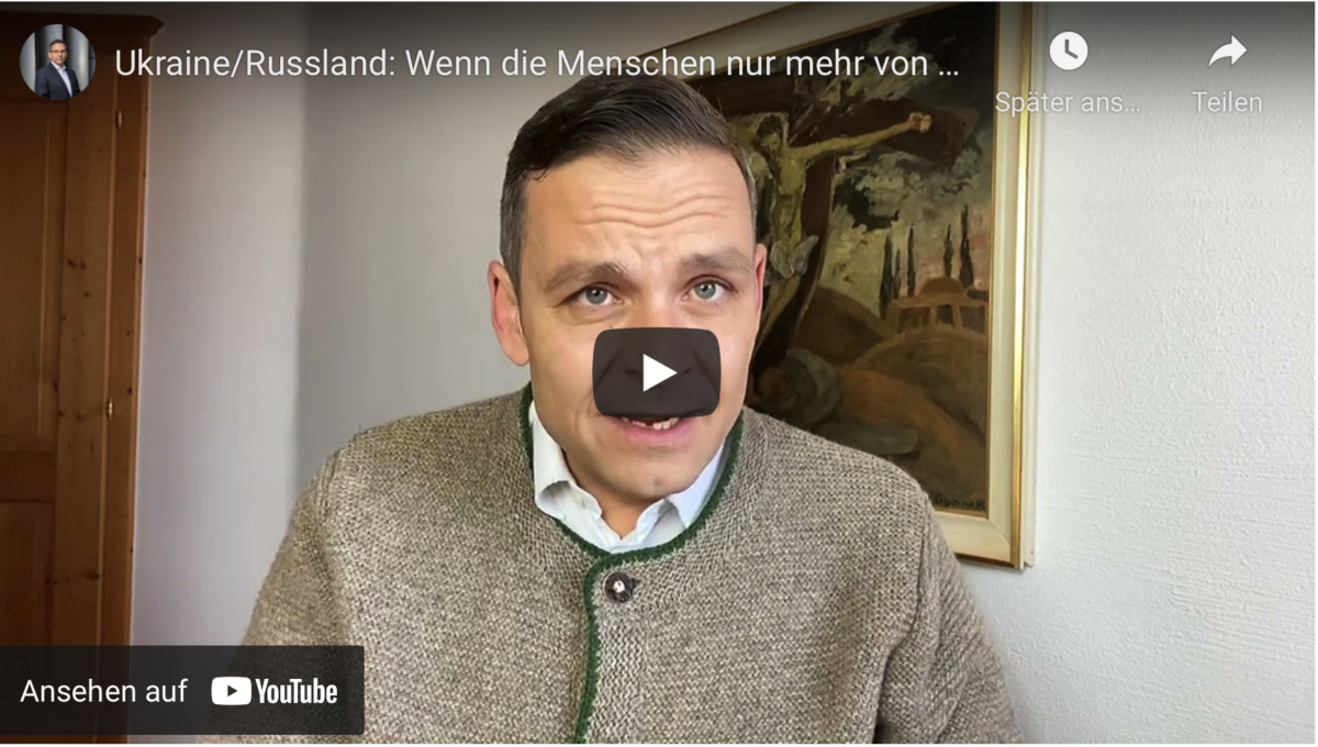 Ukraine/Russland: Wenn die Menschen nur mehr von Gefühlen, statt von Vernunft geleitet werden!