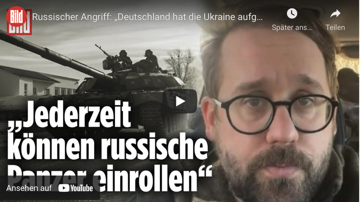 Russischer Angriff: „Deutschland hat die Ukraine aufgegeben“!