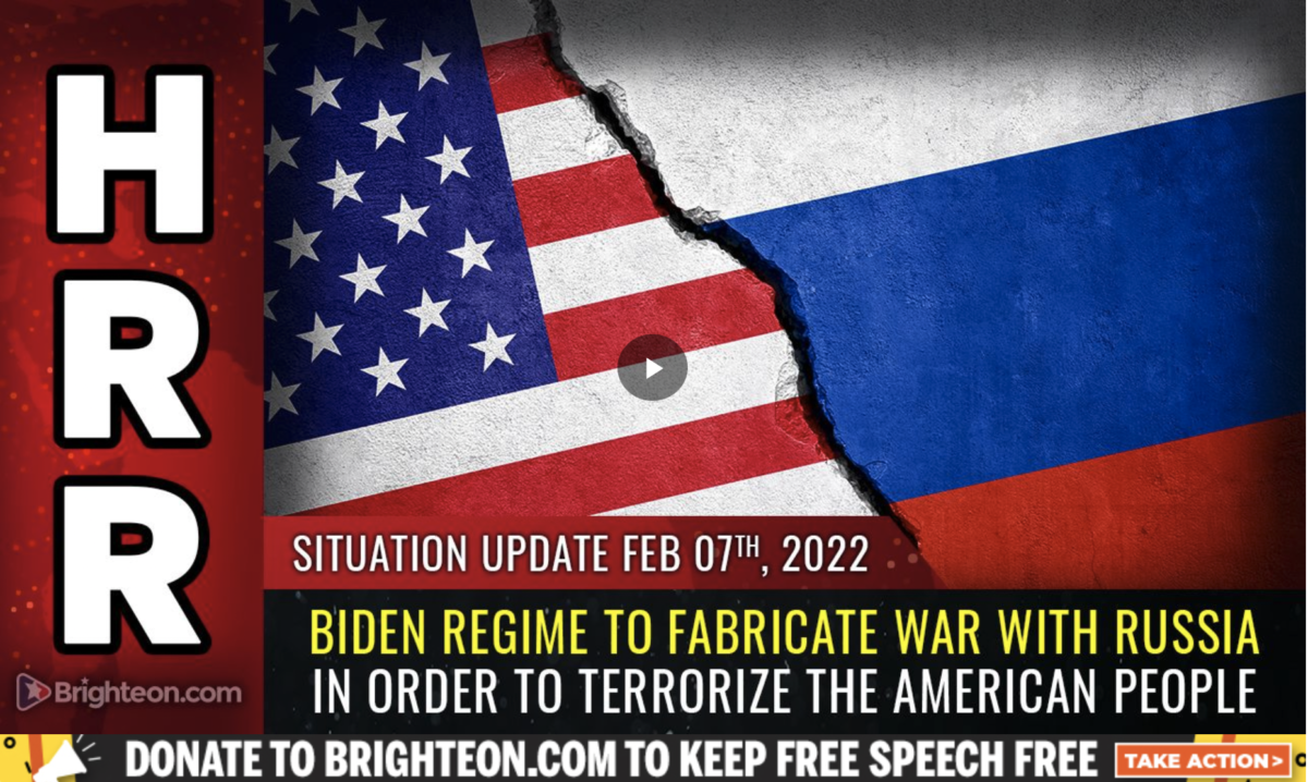 Biden-Regime wird Krieg mit Russland erlangen, um das amerikanische Volk zu TERRORISIEREN!