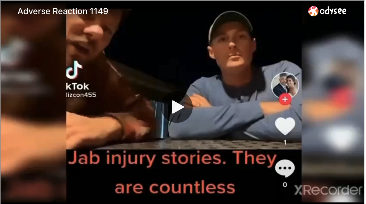 Gehirnschwellung, Tunnelblick sind Teil der COVID-Impf-Effekte dieses Mannes!