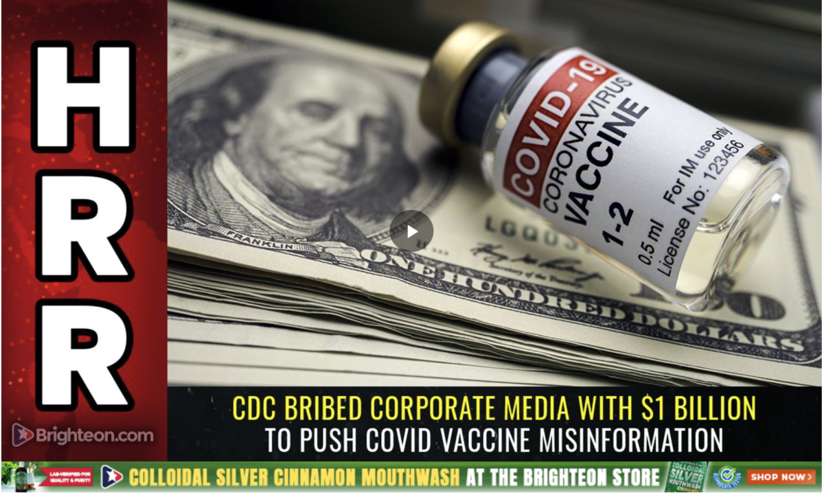 CDC bestoch die Unternehmensmedien mit 1 Milliarde Dollar, um Fehlinformationen über Covid-Impfstoffe voranzutreiben