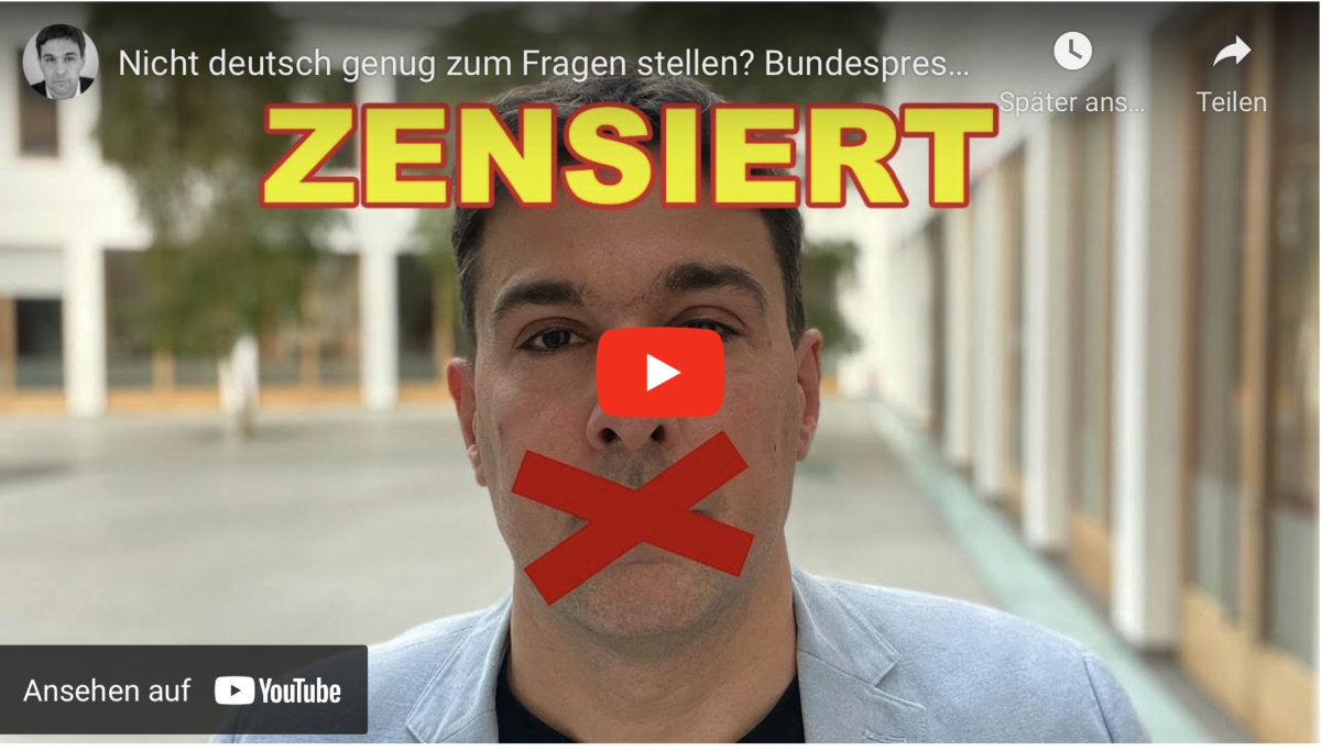 Nicht deutsch genug zum Fragen stellen? Bundespressekonferenz sichert sich guten Draht zur Regierung!